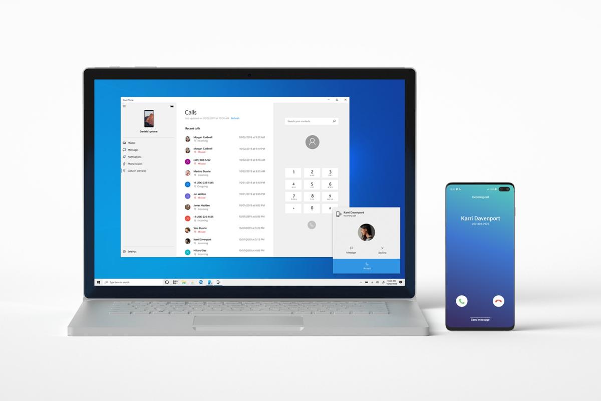 Microsoft rolls out Your Phone's Calls feature: You can use your PC to
