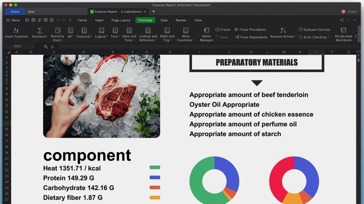 wps office spreadsheet