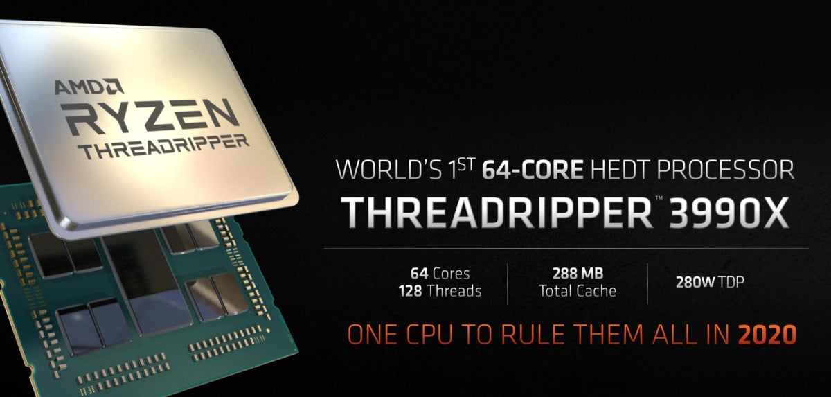 amd threadripper 64 core 3990x