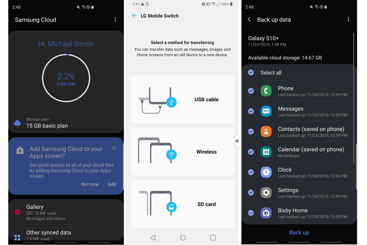 android transfer oem backups