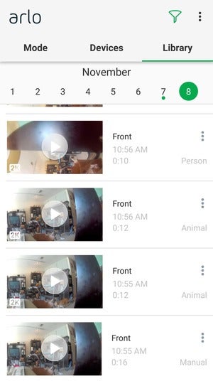 arlo pro continuous streaming