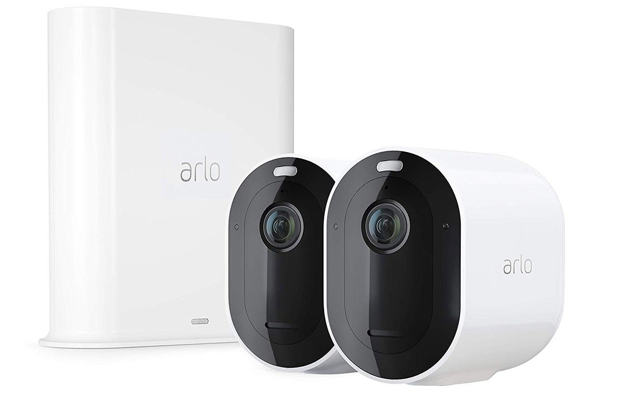 arlo smart security system with 2 arlo cameras