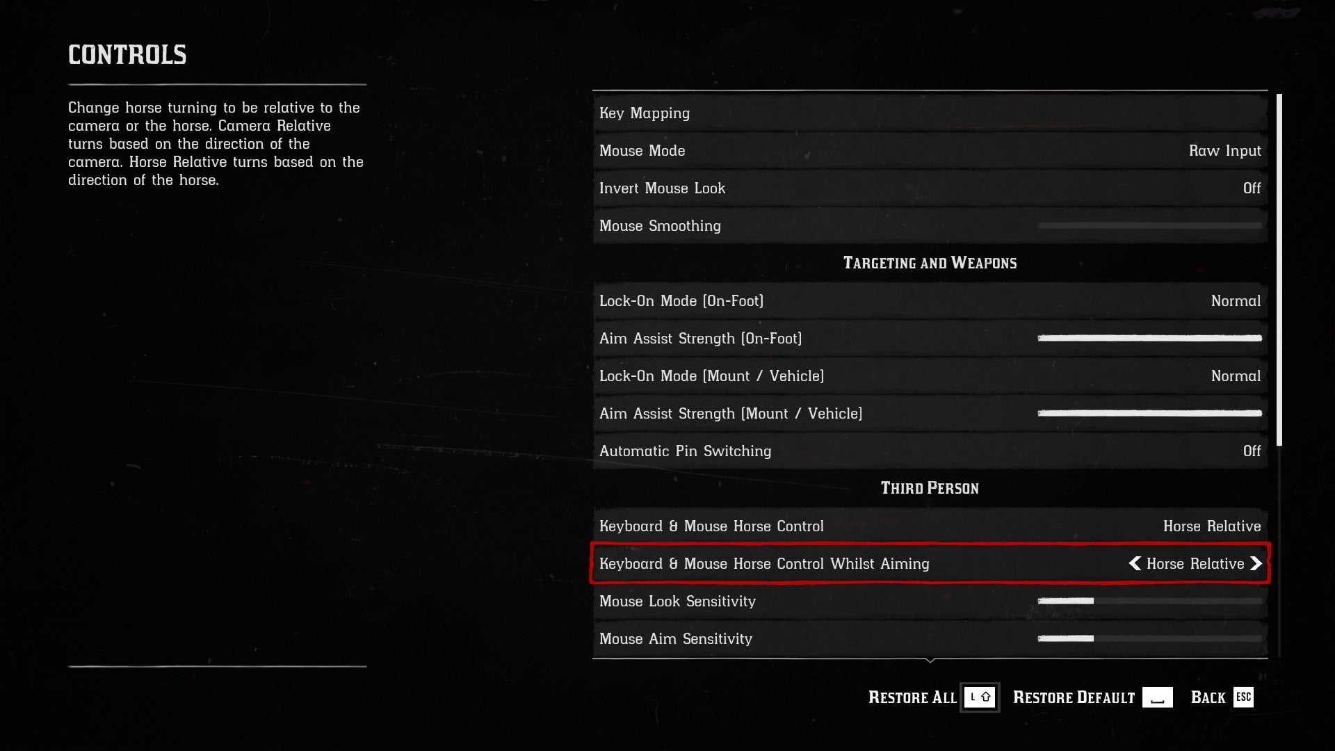 red dead redemption 2 tracking button pc