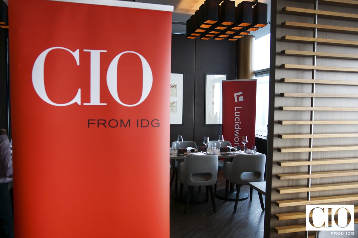 The table is set for CIO ASEAN’s roundtable in Singapore