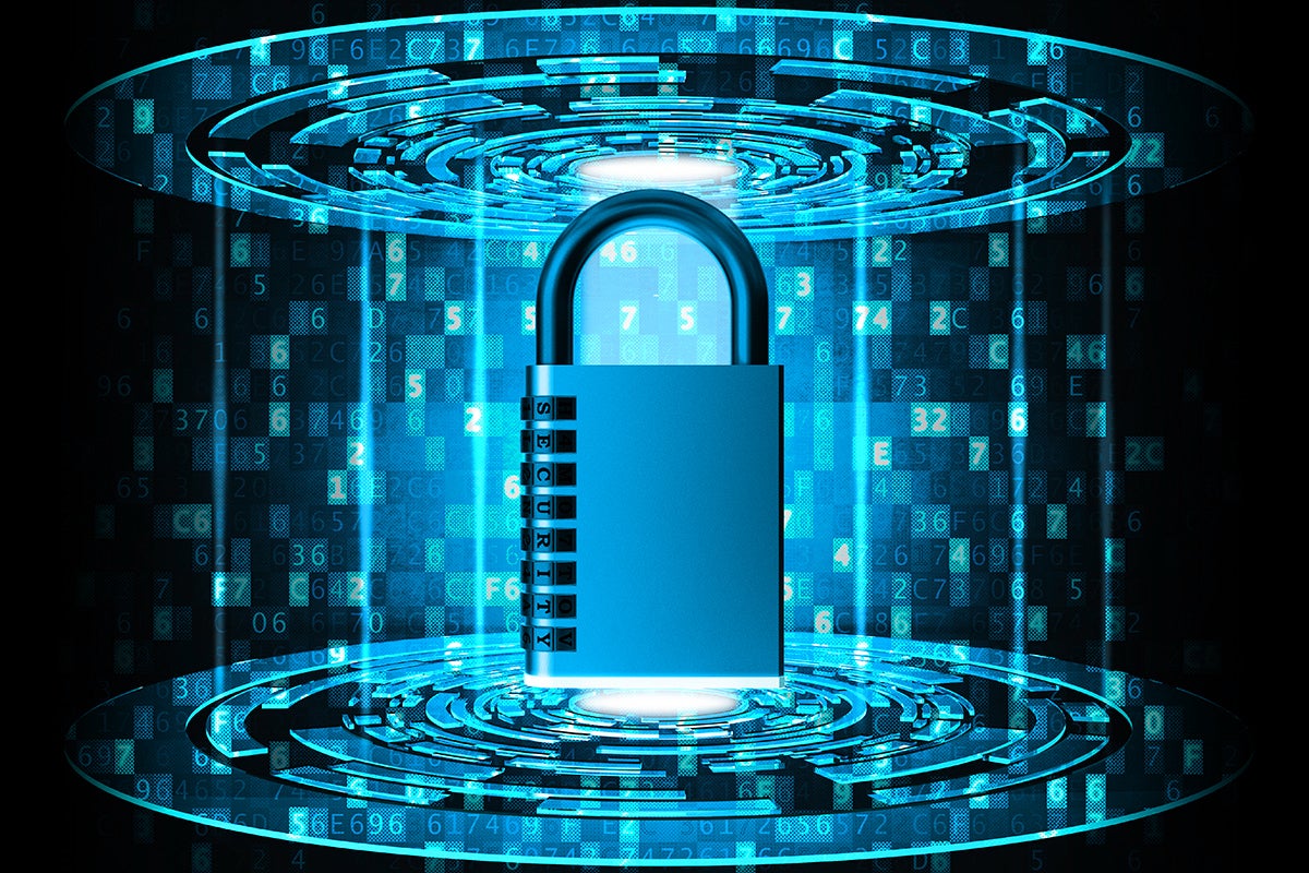 Application security  >  Software code + data protected with a lock