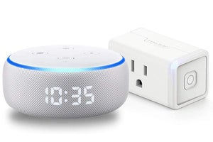 You need this Echo Dot with Clock smart plug bundle deal in your life