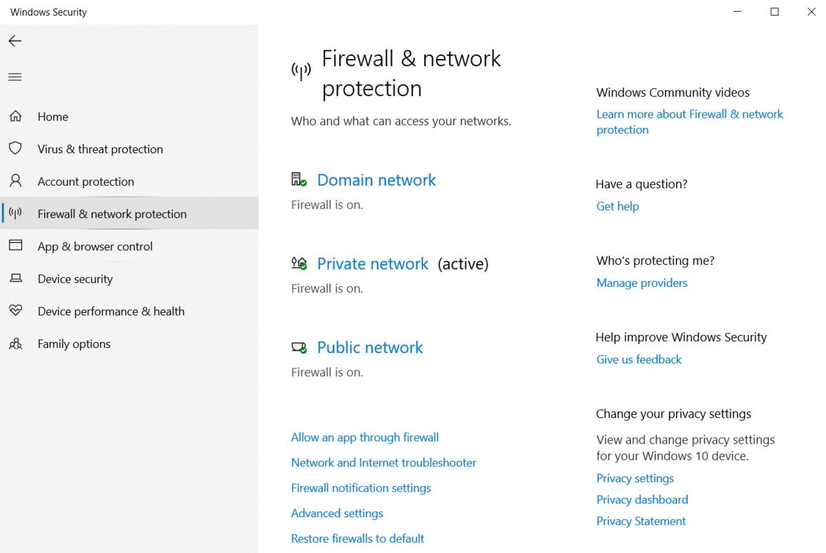 firewallnetworkprotectionwsecurity