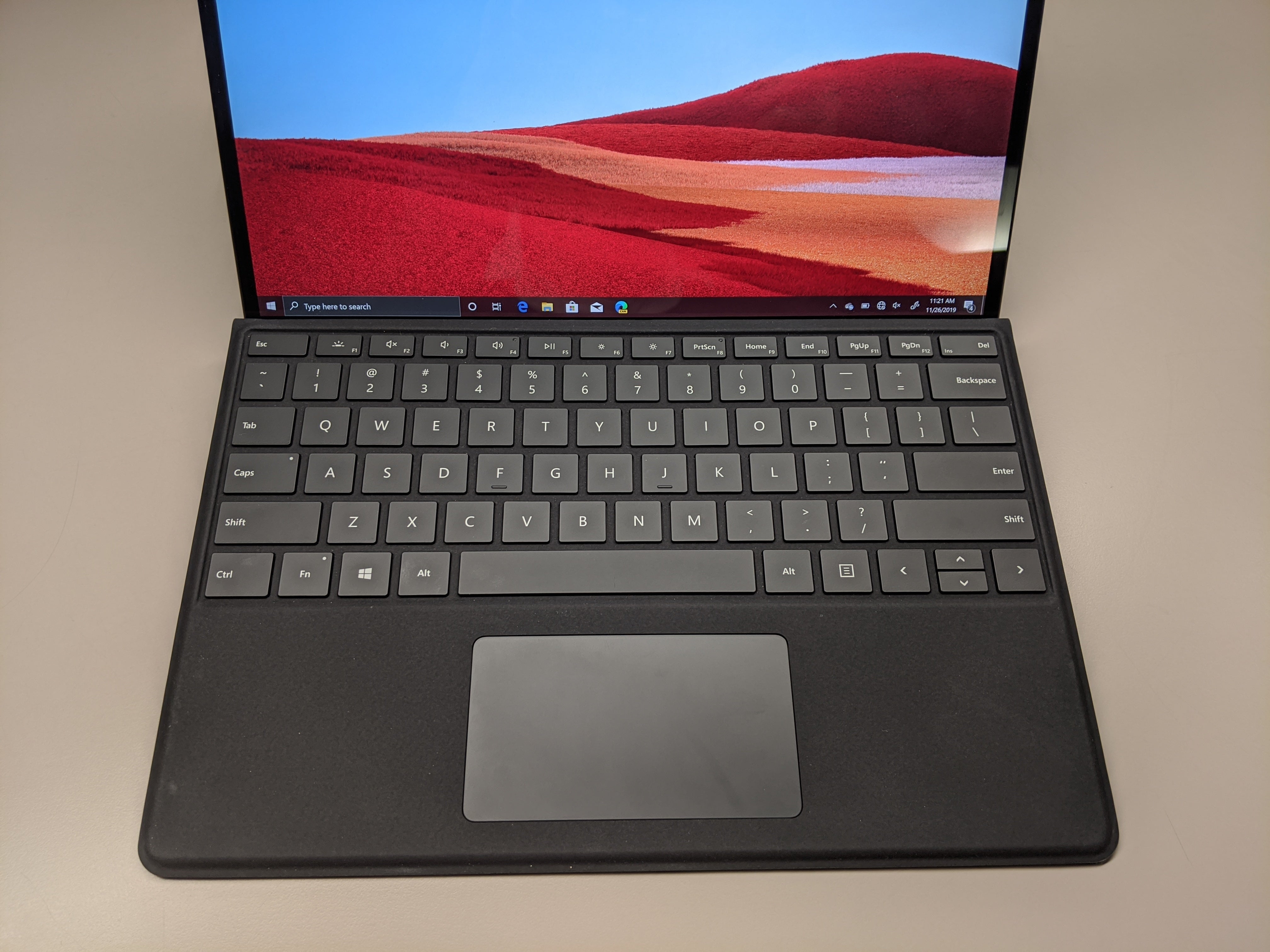 surface pro x with keyboard