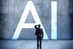 man concerned artificial intelligence ai sign