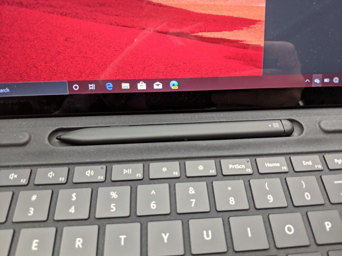 Microsoft Signature Keyboard For Surface Pro 8 And X Holds And Charges