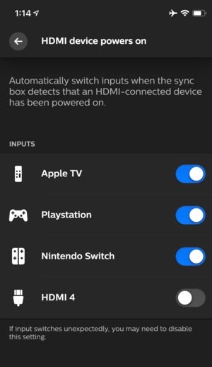 hue sync box not connecting