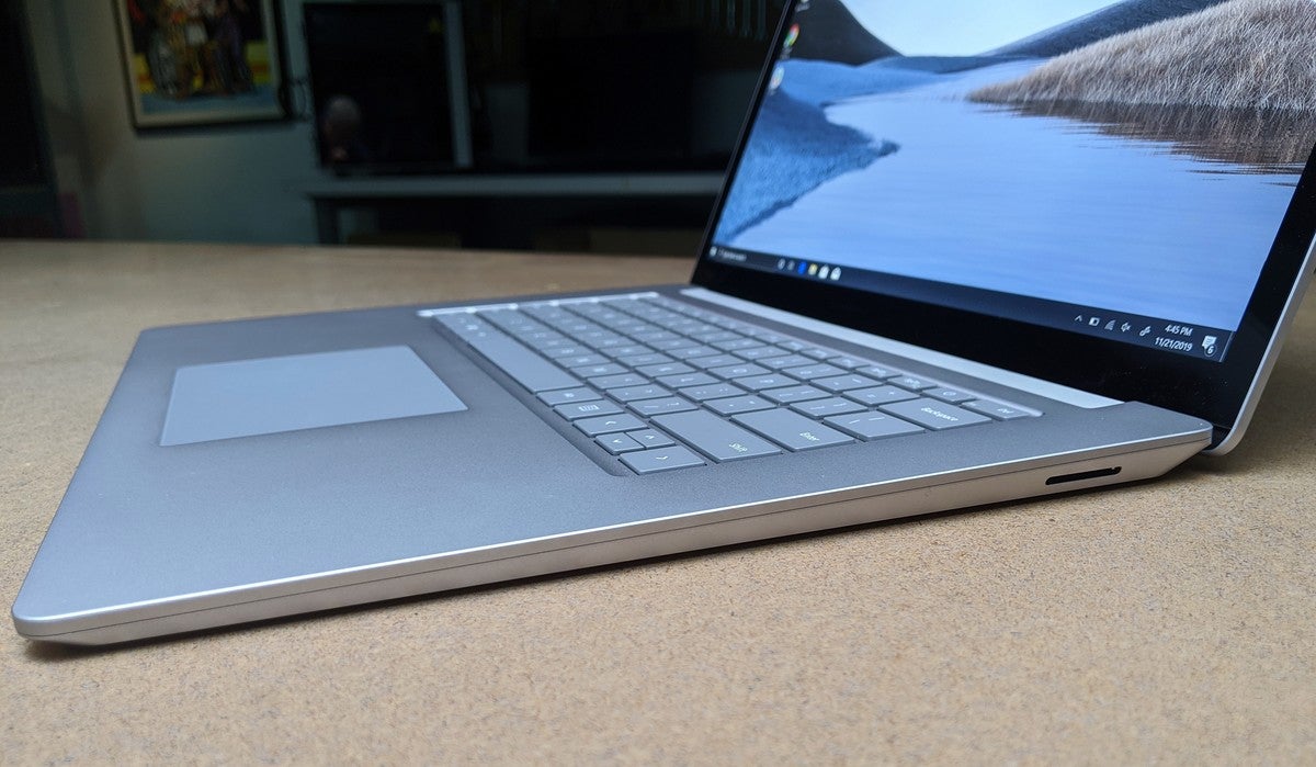 Microsoft Surface Laptop 3 Ice Lake right side