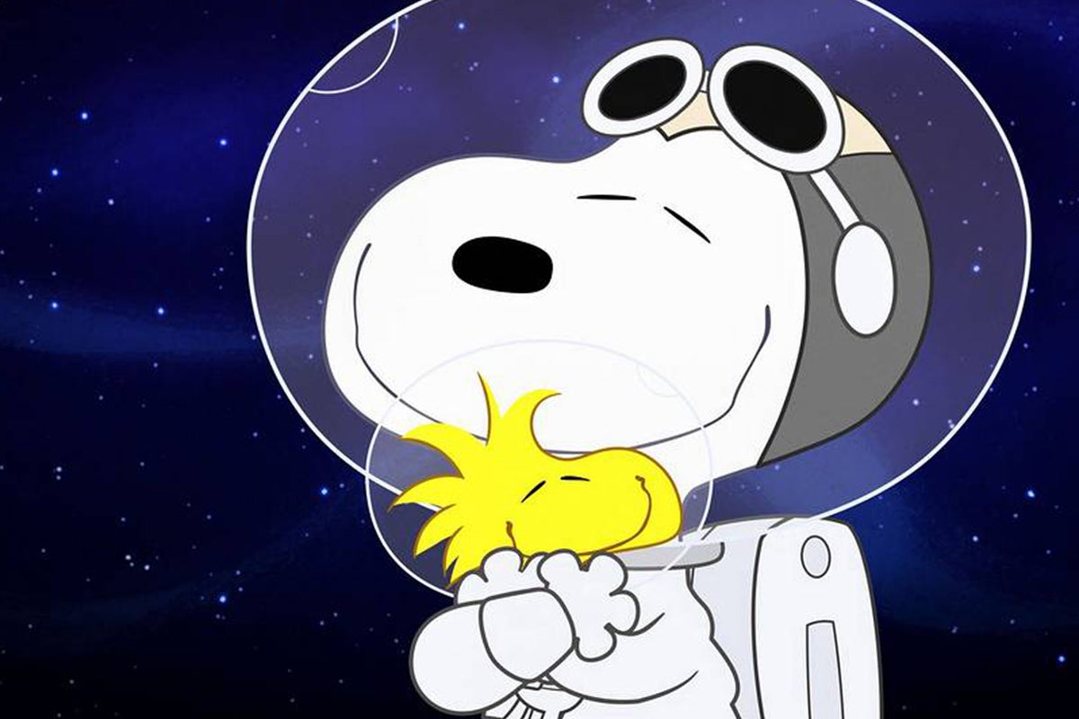 snoopy in space