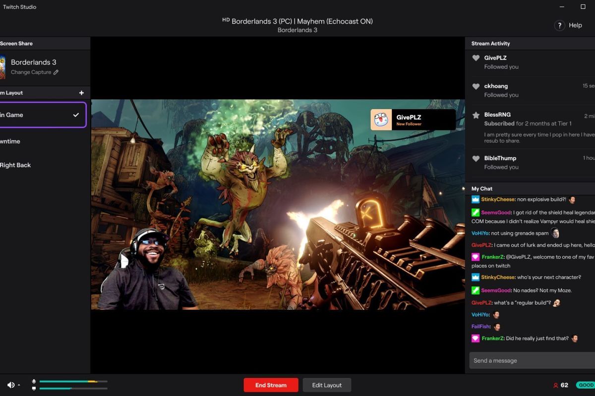new twitch streaming software