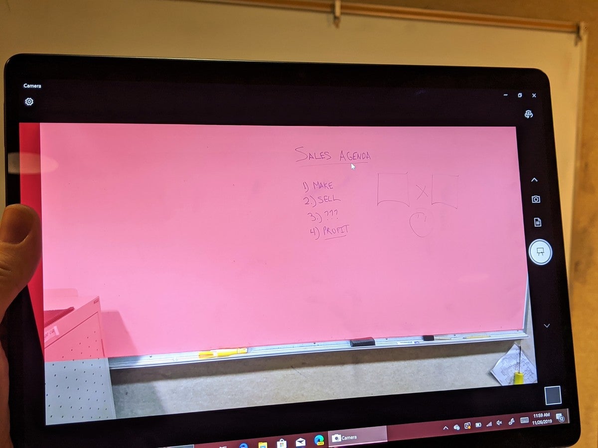 Microsoft Surface Pro x приложение Whiteboard