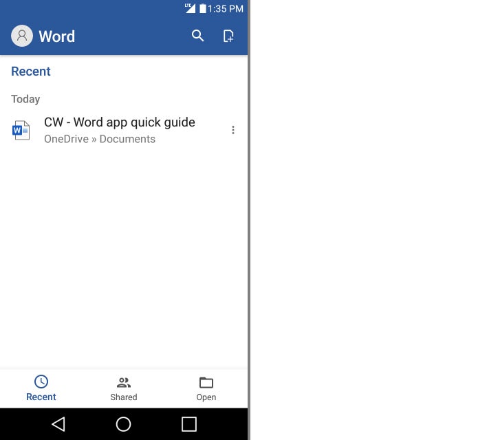 word app 01 android recent docs