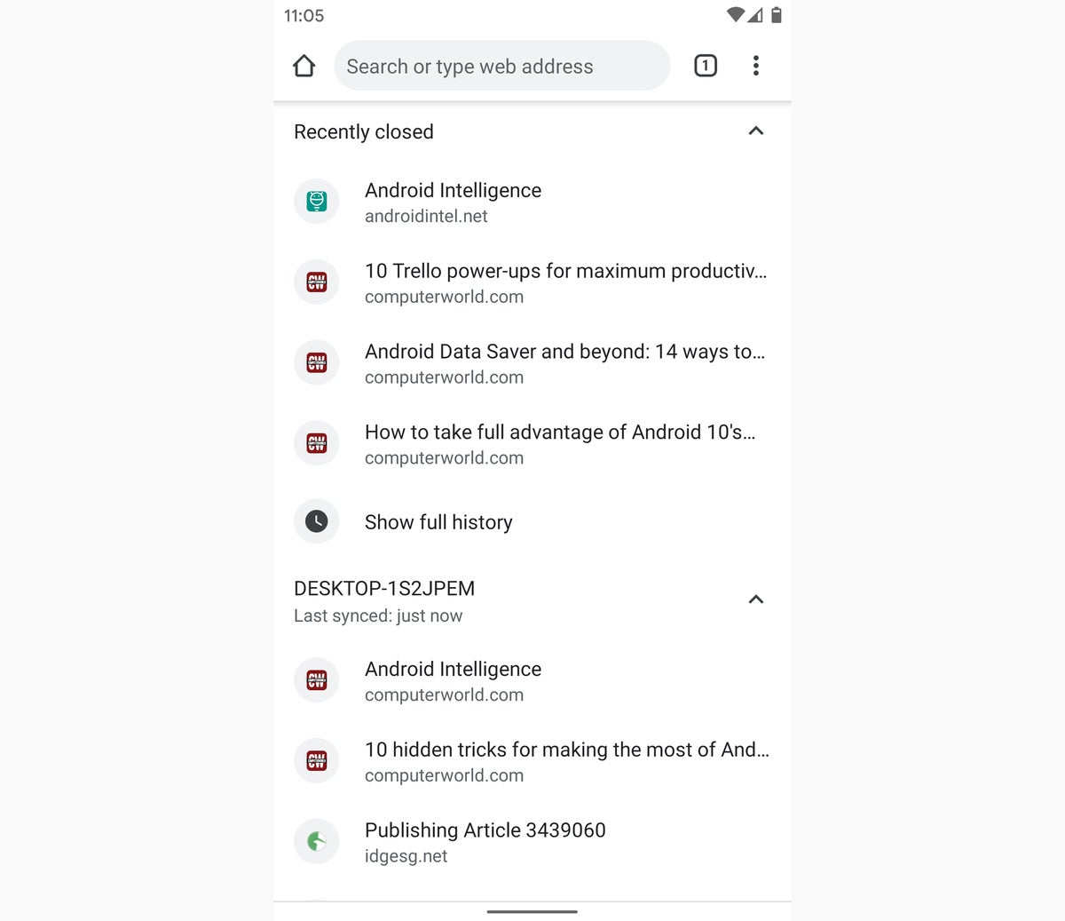 17 chrome android tips recent tabs