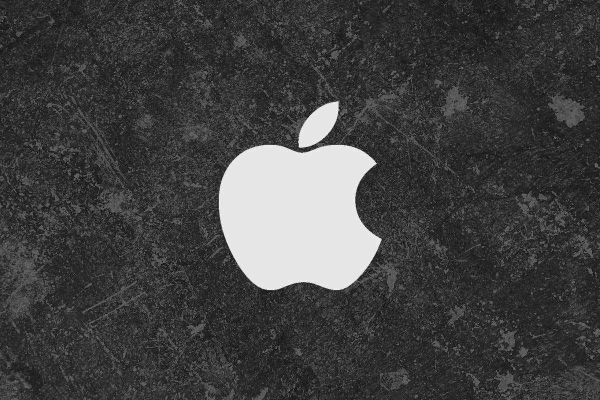 apple logo dark mode