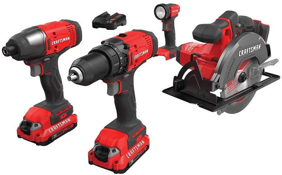 Grab this 4-tool Craftsman cordless drill combo kit for a low of $147