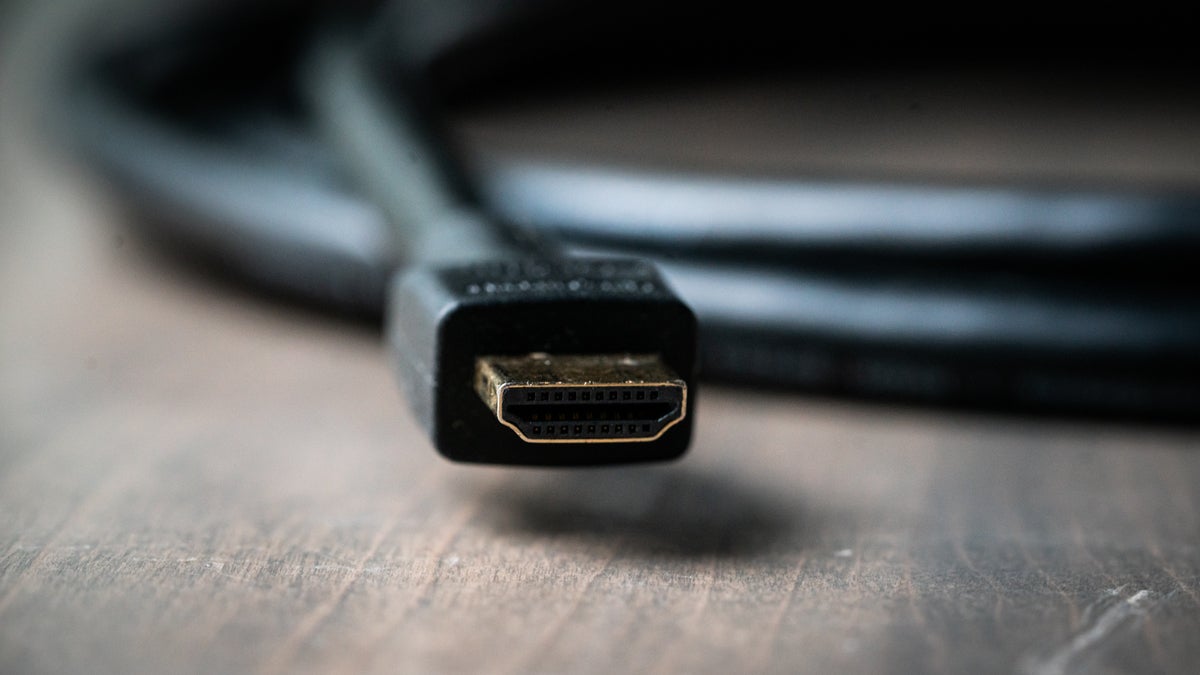 HDMI cable close-up