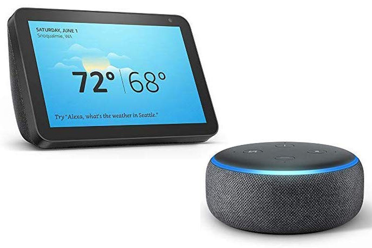 selling an Echo Show 8 with an Echo Dot 