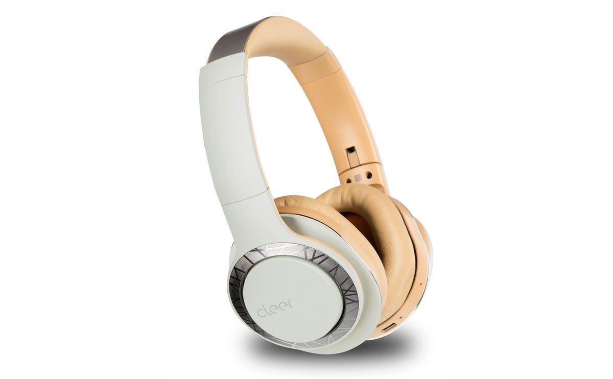 cleer trek active noise cancelling wired headphones