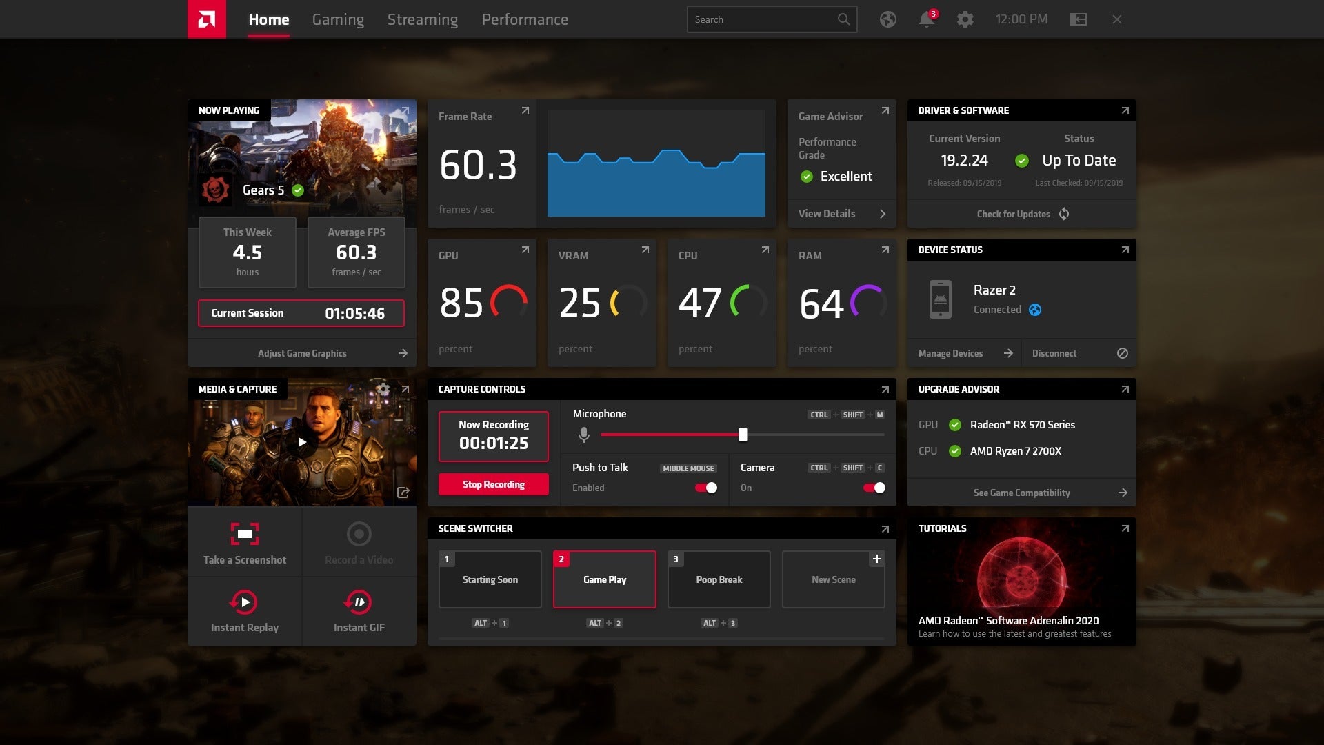 amd adrenalin increase fan speeds