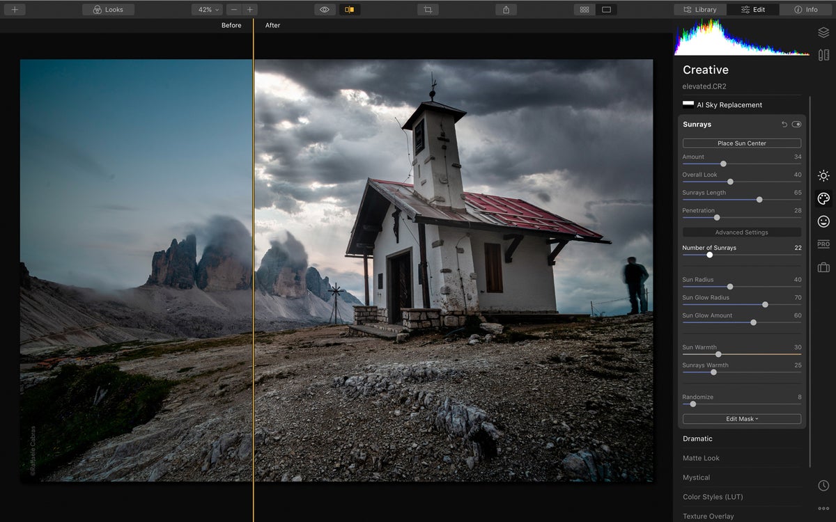 luminar 4 ai sky replacement before after 1