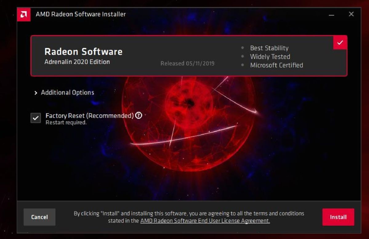 radeon software installer