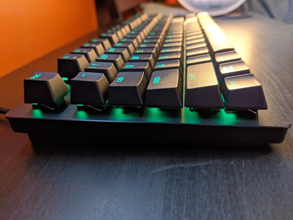 Razer Huntsman Tournament Edition Review This Stripped Down Plank Is Laser Focused On Pro Features Pcworld