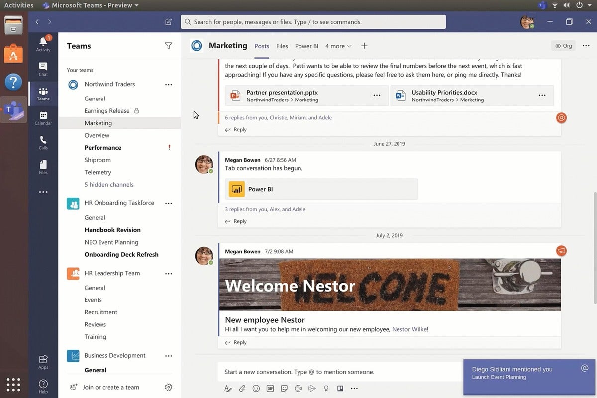 Image: Microsoft Teams comes to Linux