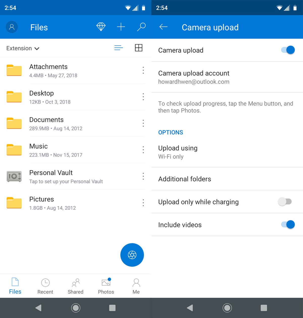 android win10 02 onedrive