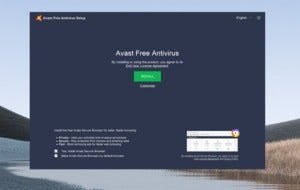 avast free antivirus install screen