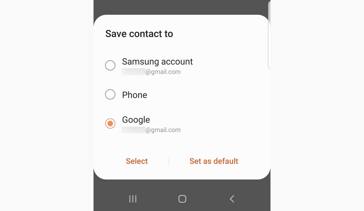 copia de seguridad del teléfono android contactos de samsung