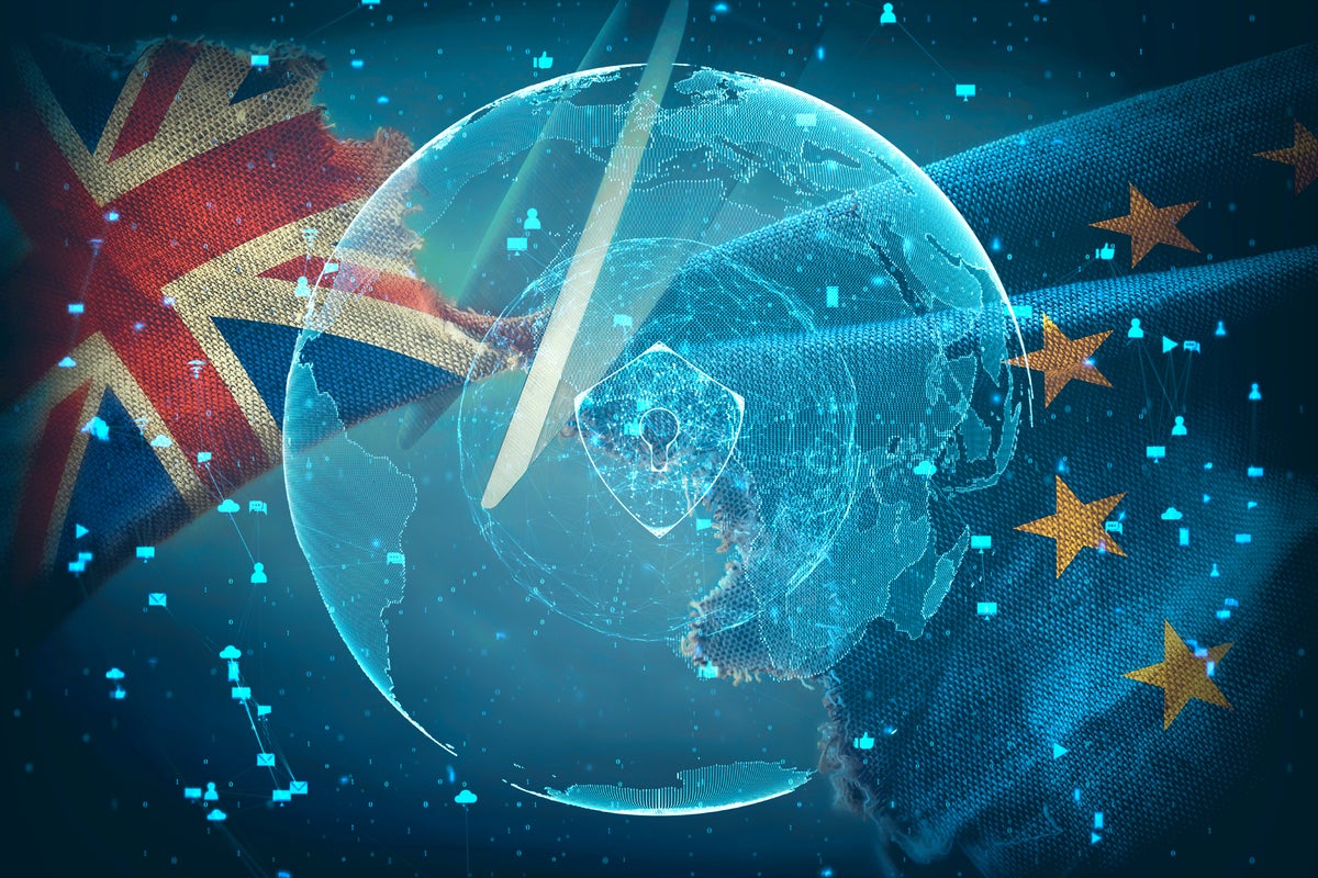 Brexit / GDPR  >  Cutting connections / United Kingdom / European Union / global security shield