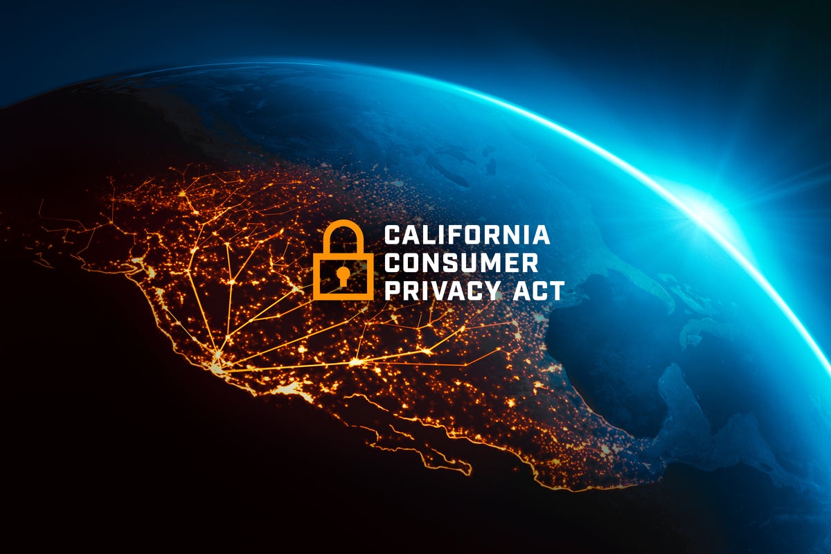 CCPA | California Consumer Privacy Act  >  Satellite view of California's network of lights / lock