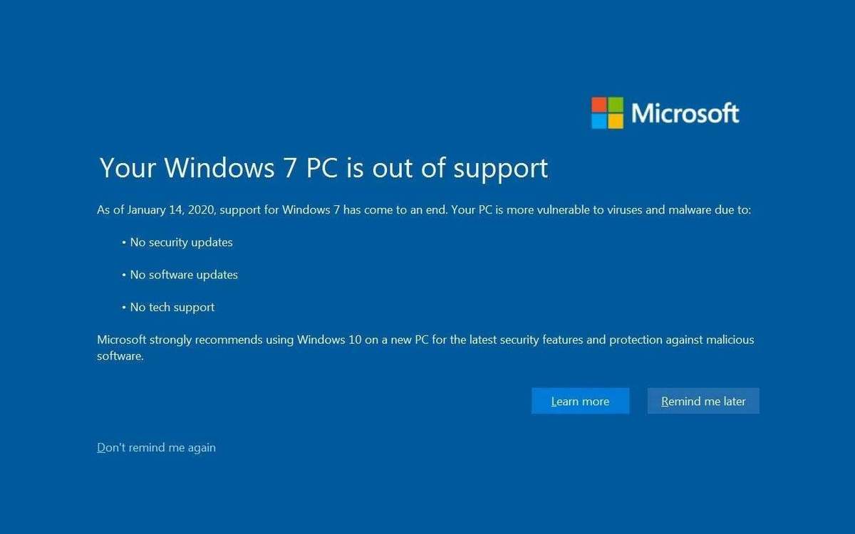 Windows 7 End Of Support Separating The Bull From The Horns