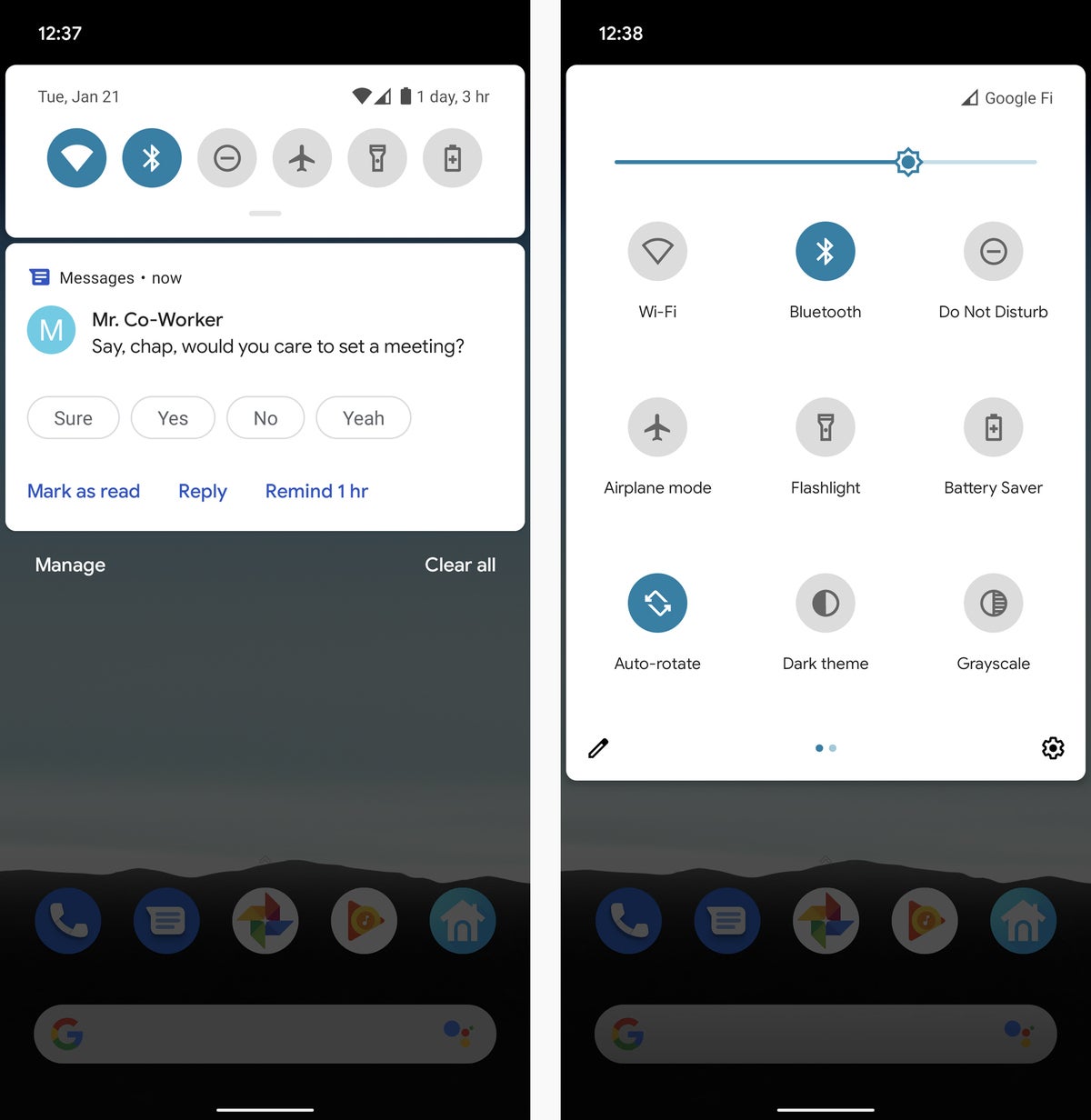ios to android notifications quick settings 2020