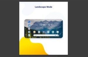 microsoft launcher preview landscape mode