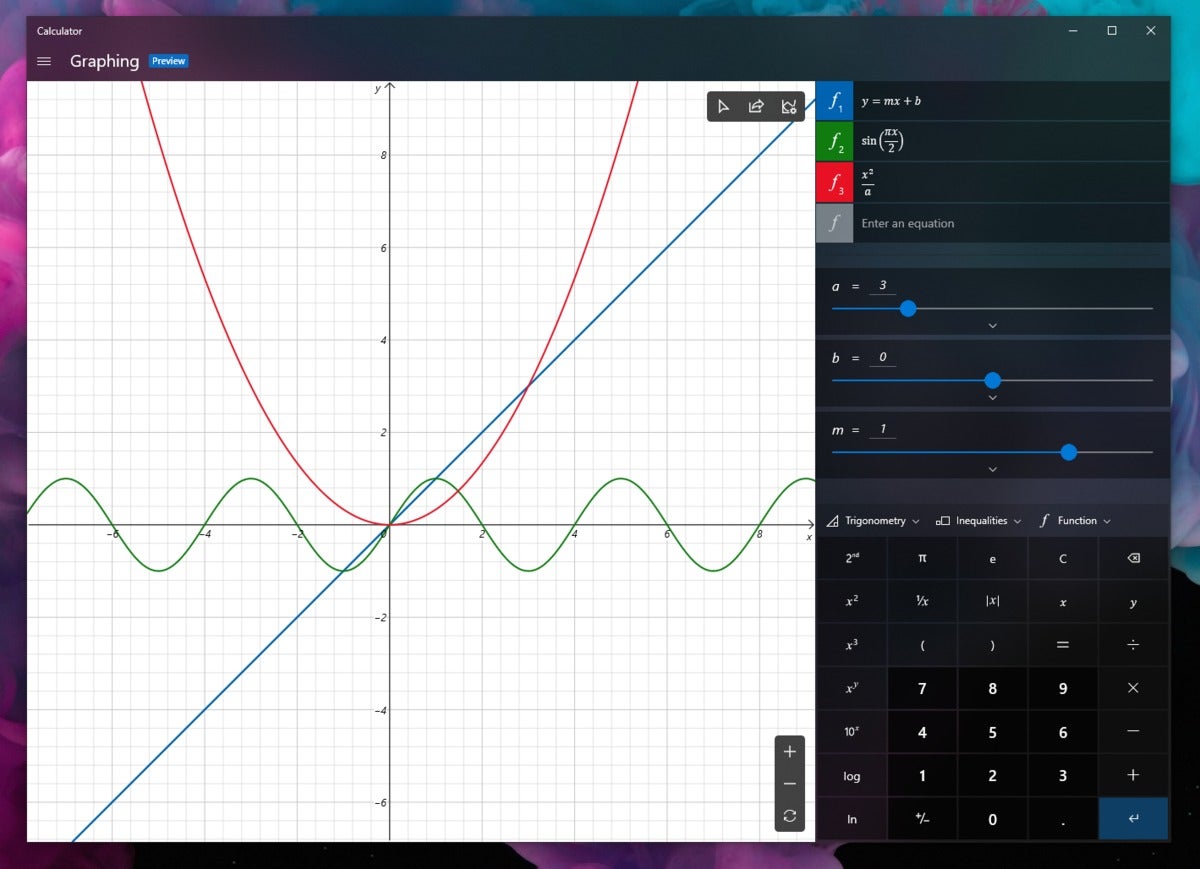 windows calculator graph 2