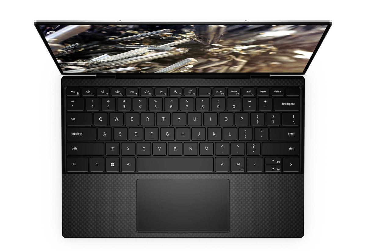 xps 13 black keyboard view v2