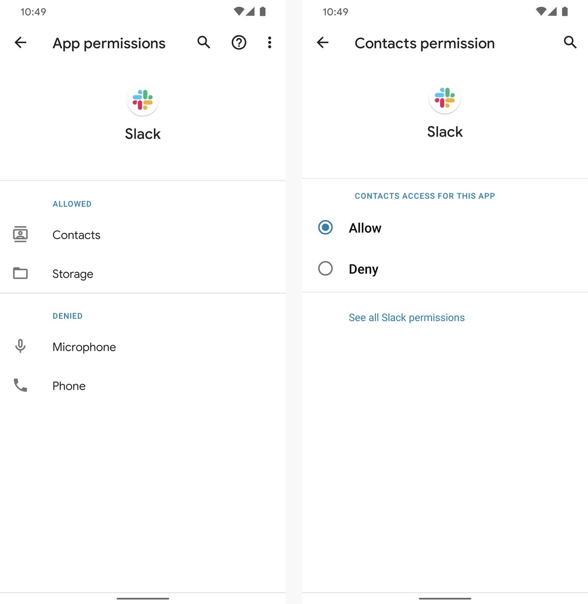 06 google account security android app permissions