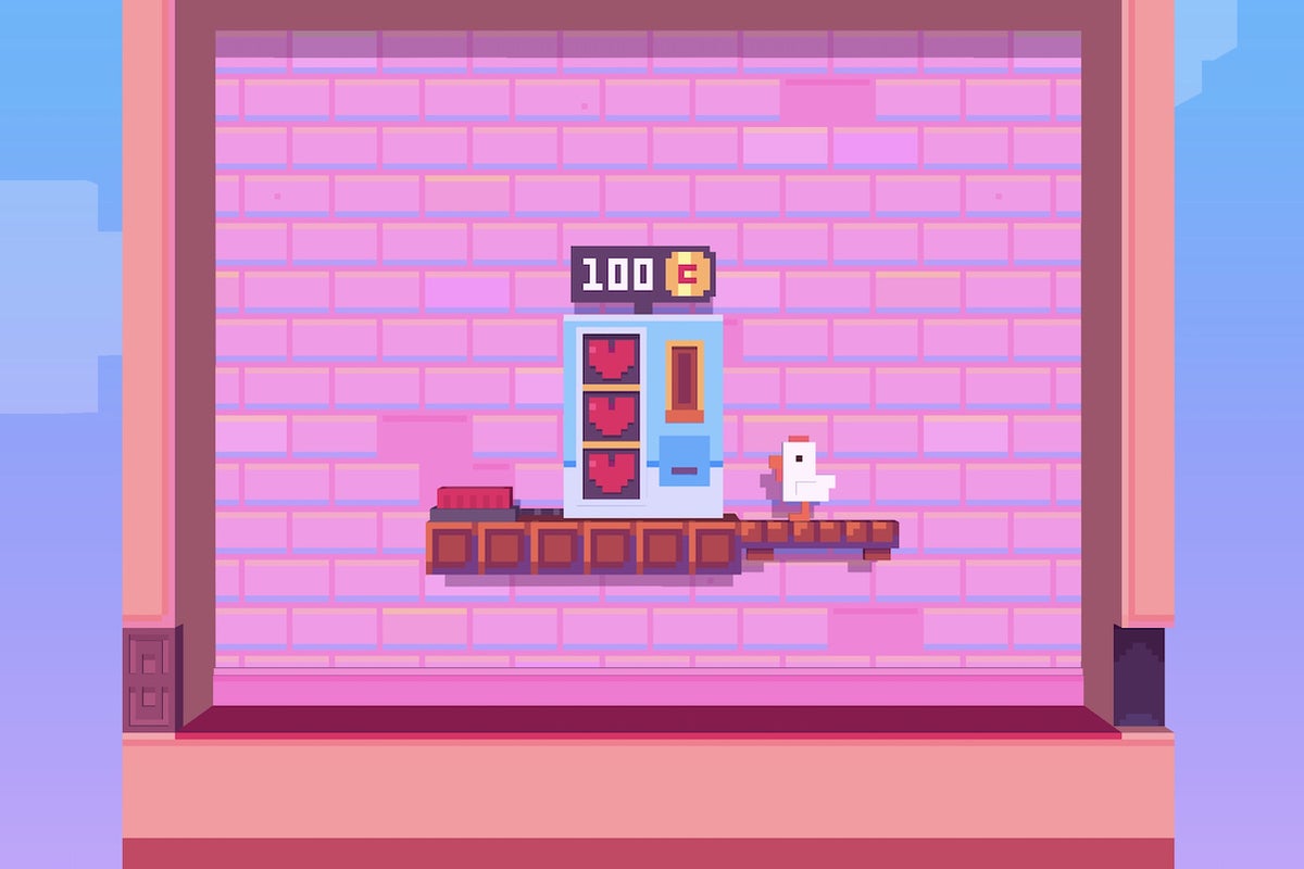 crossy road castle vending machine