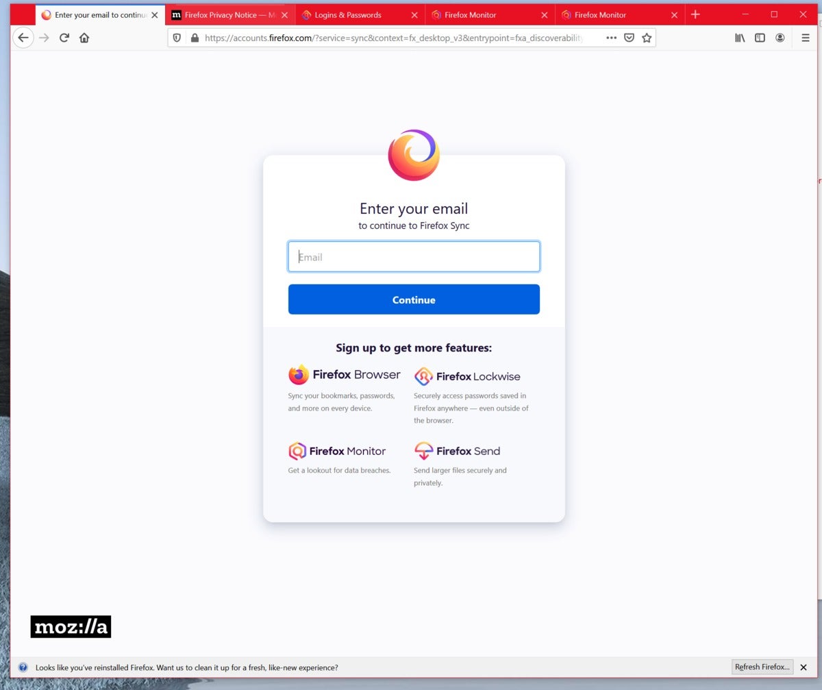 firefox sync