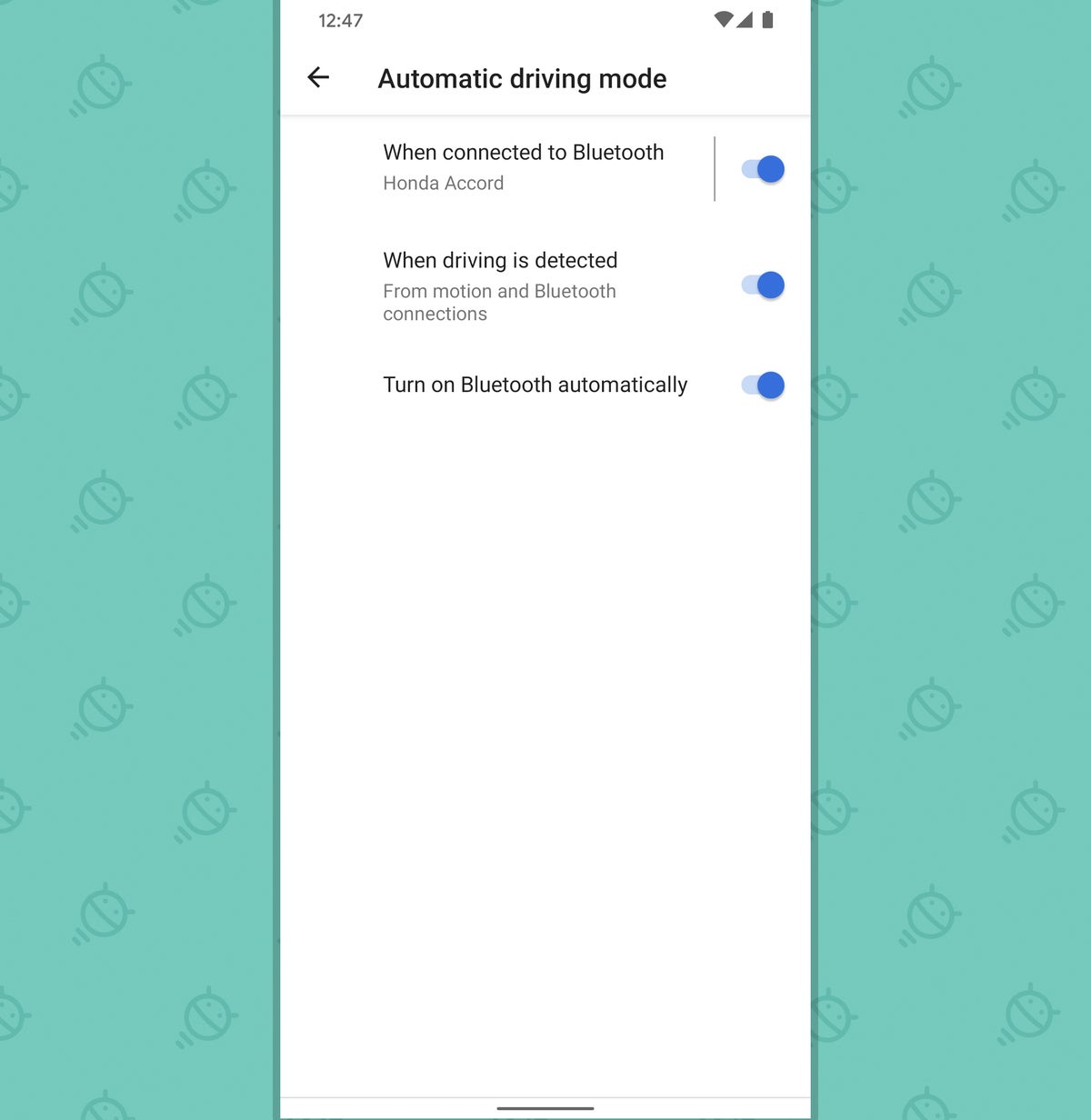 Google Pixel Features: Driving Mode