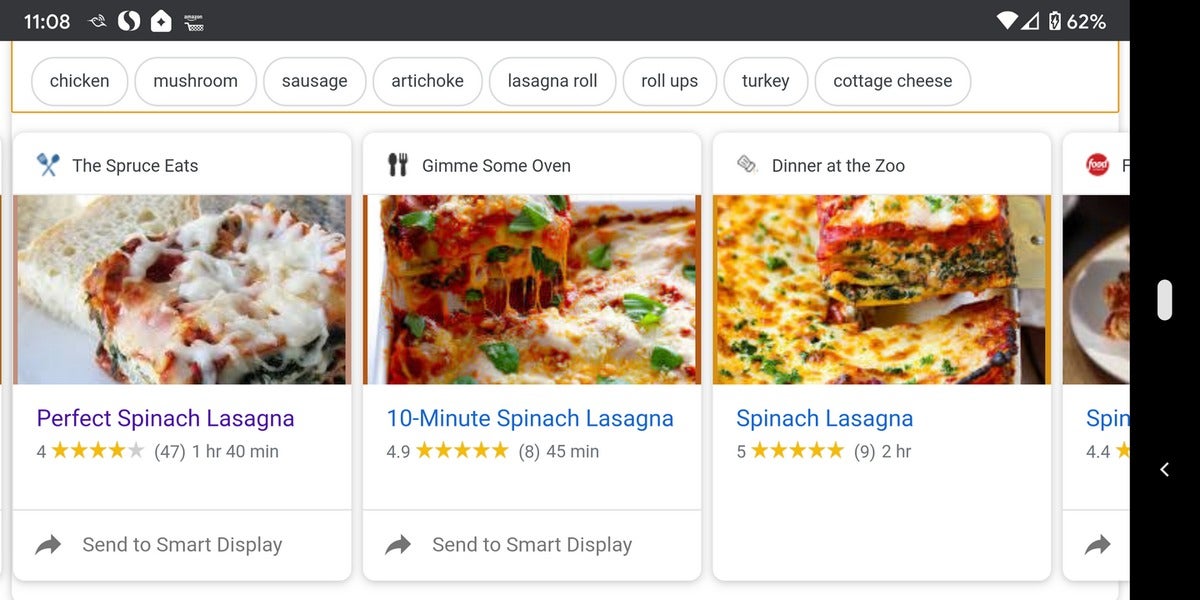 google recipe search