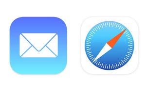 ios mail safari icons