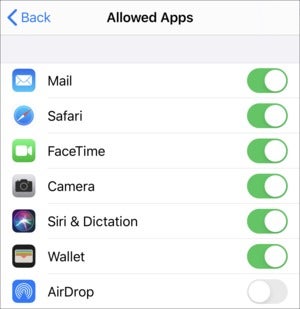 Отключение времени экрана AirBook Mac911