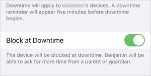 mac911 downtime block screen time