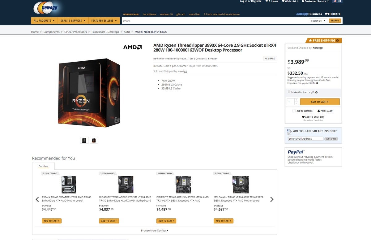 newegg below msrp